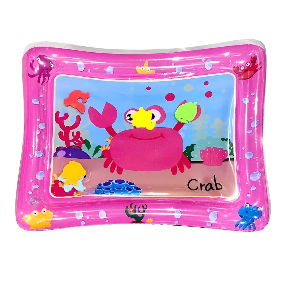 Pink Inflatable Baby Water Mat