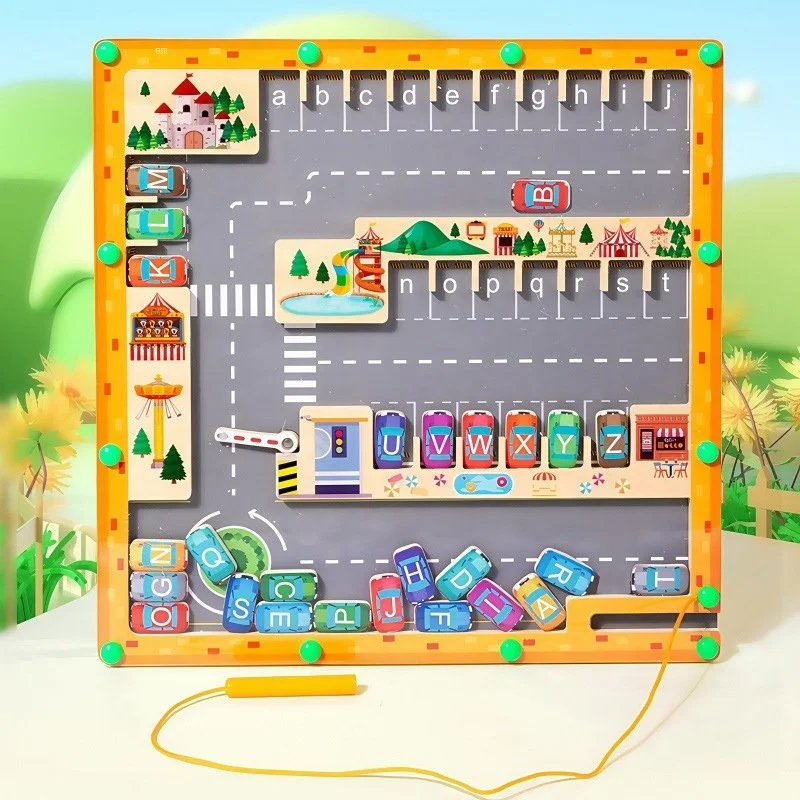 Magnetic Alphabet Maze Letter Puzzle