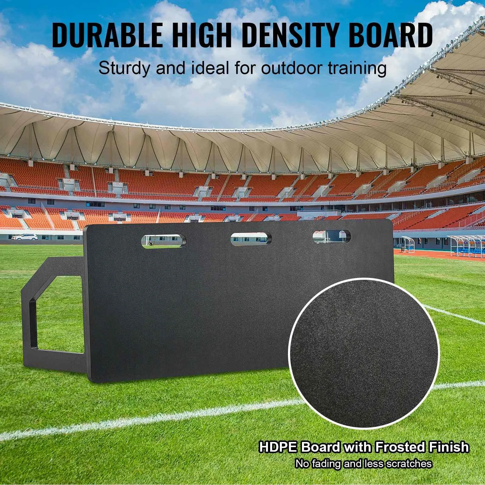 Portable Soccer Rebounder Board with Adjustable Angles