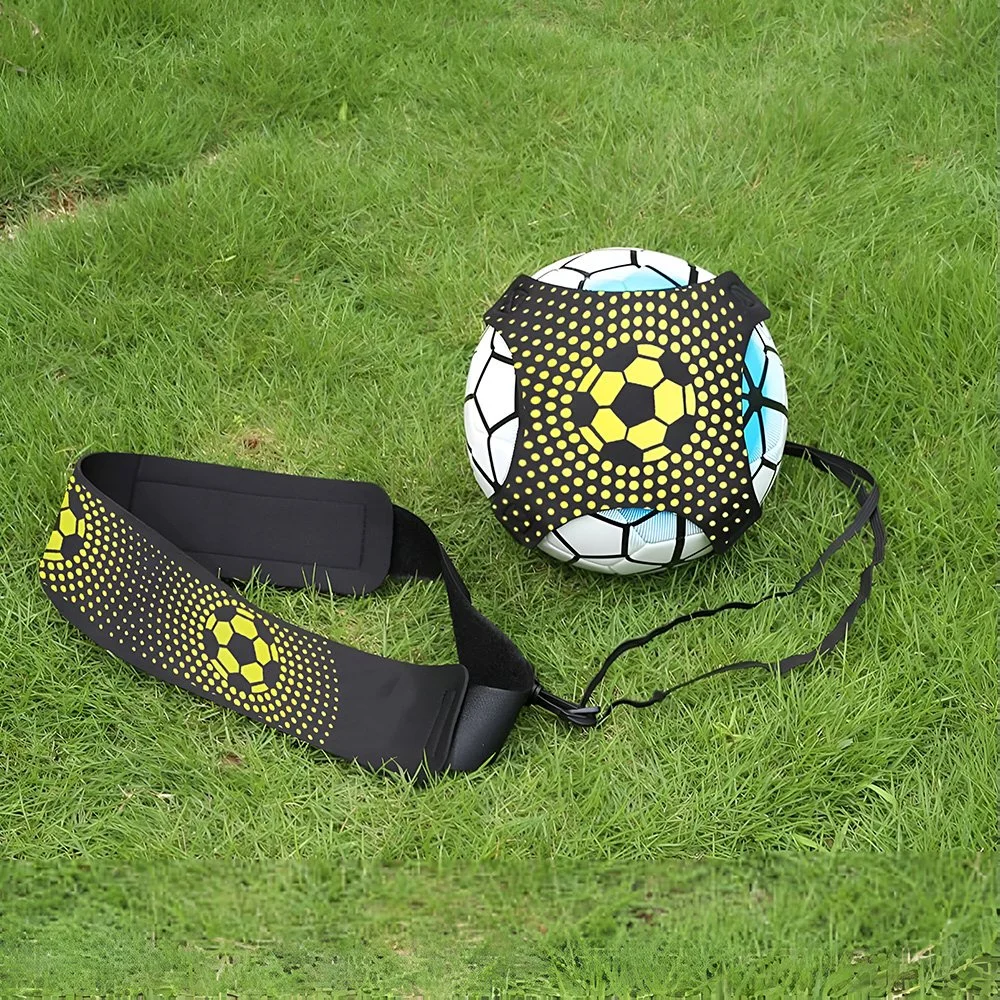 Elastic Football Training Ball with Adjustable Straps for Kids & Adults
