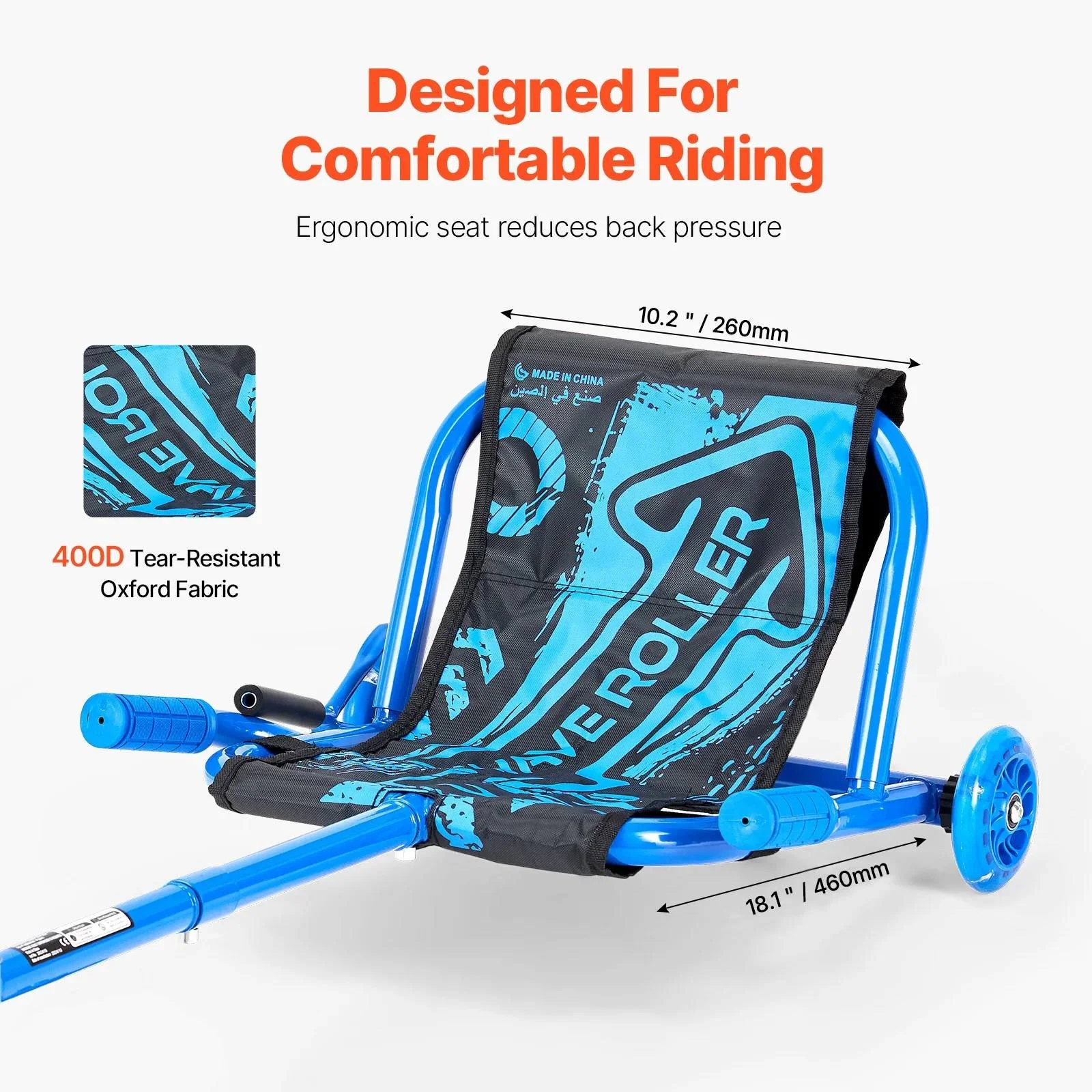 Ride-On Drifting Scooter for Kids with Flashing LED Wheels