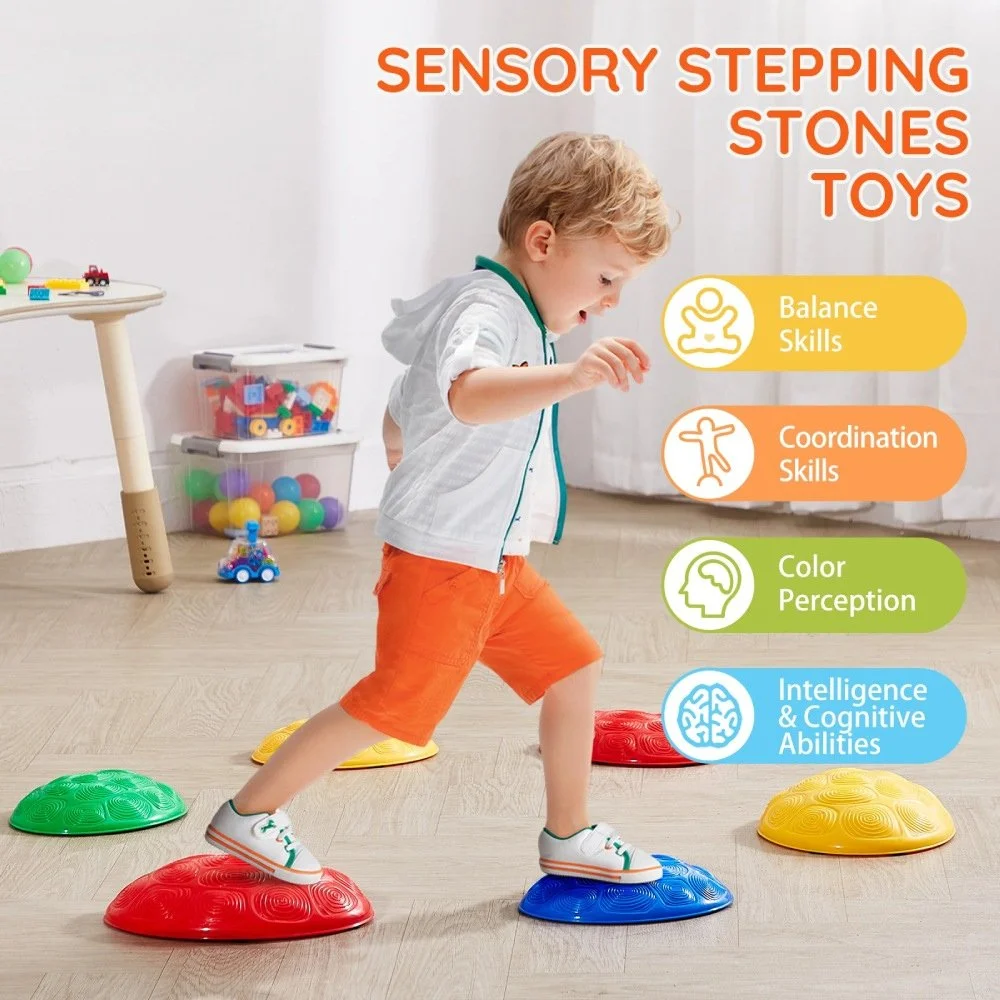 6 PCS Kids Turtle Balance Stepping Stones