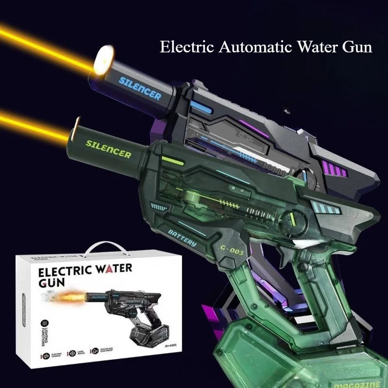 Fully Automatic High-Capacity Uzi-Style Water Gun for Epic Summer Battles