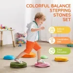 6-Piece Balance Stepping Stones for Kids