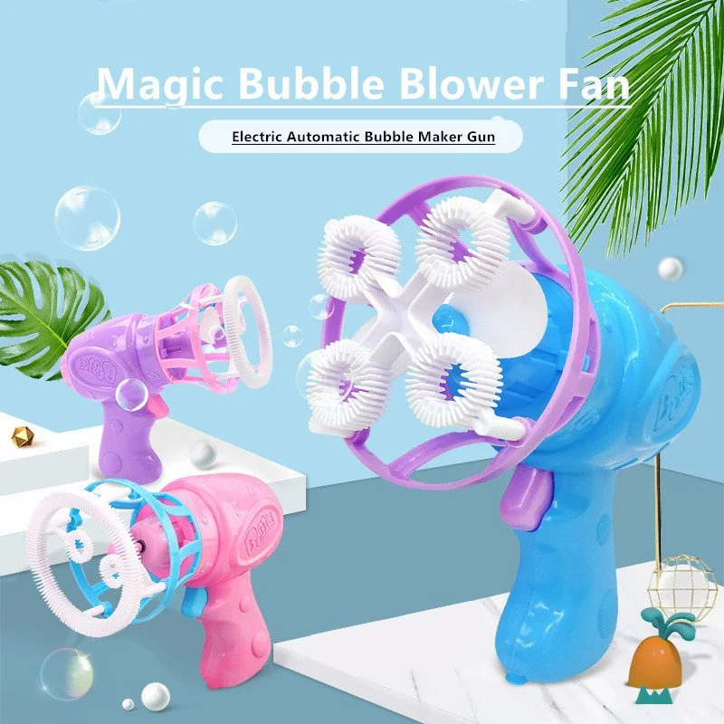 Mini Electric Bubble Gun for Kids