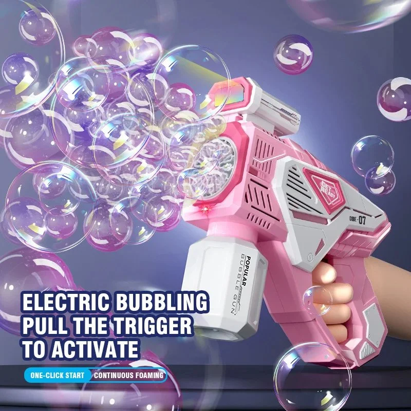 Automatic Bubble Gun with Lights