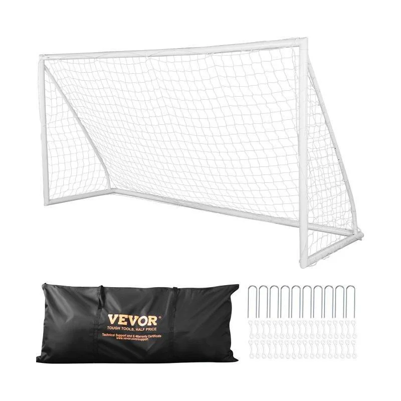 12x6FT Portable Soccer Goal with Net and Carry Bag – Outdoor Training Net