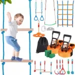 Outdoor Ninja Obstacle Course for Kids