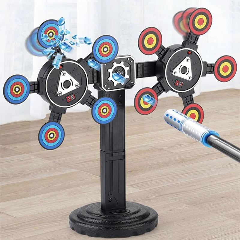 Rotating Digital Shooting Target with Auto Reset & Score Display for Toy Guns