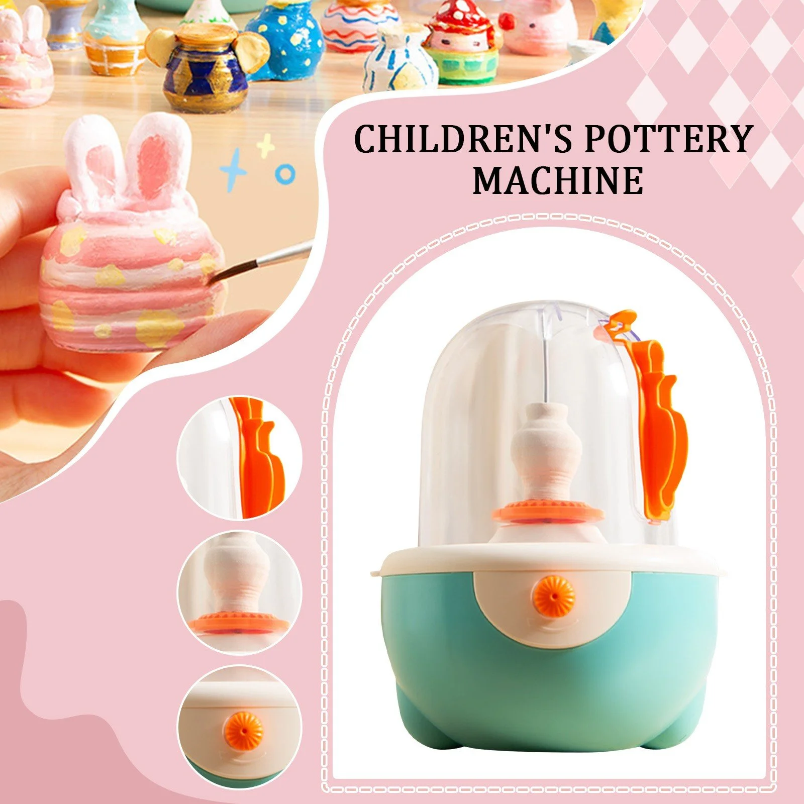 26-Piece DIY Pottery Kit for Beginners with Sculpting Tools & Accessories