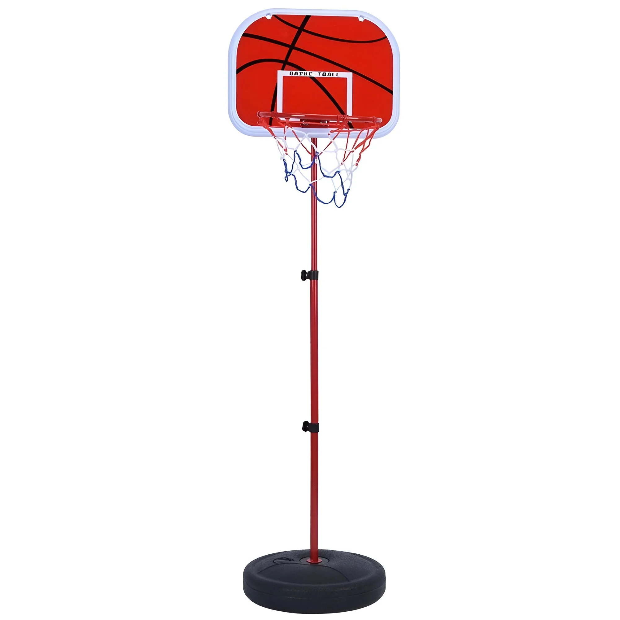 Adjustable Toddler Basketball Hoop with Stand for Indoor Outdoor Play
