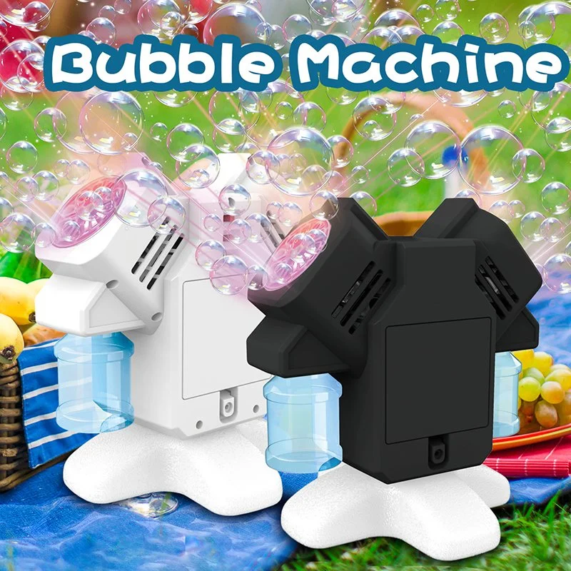 Manual Rotating Bubble Blower Toy for Kids