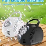Electric Handheld Bubble Blower with Lights – Fun Outdoor Bubble Launcher Toy