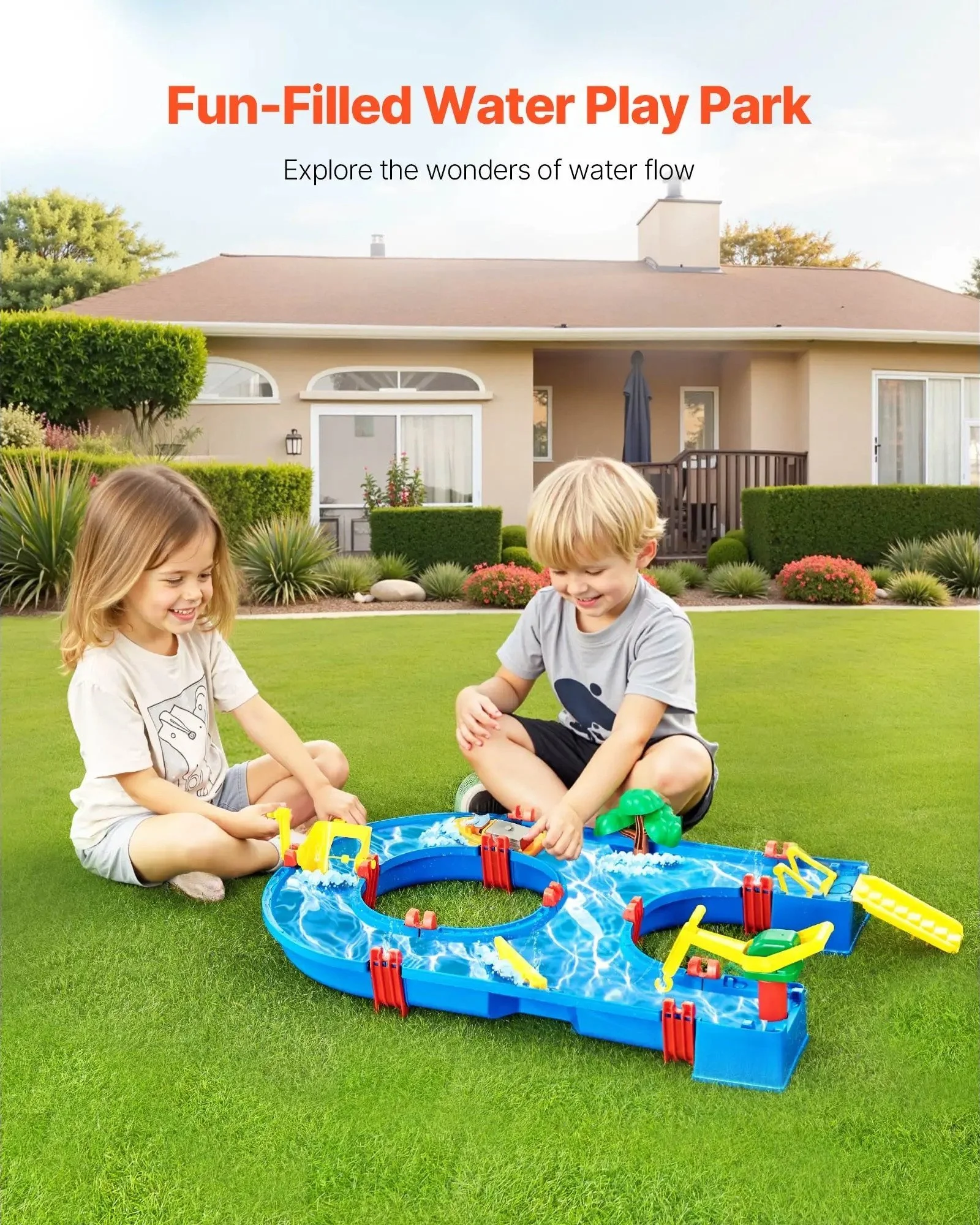 Children's Outdoor Water Play Table with 39PCS Accessories
