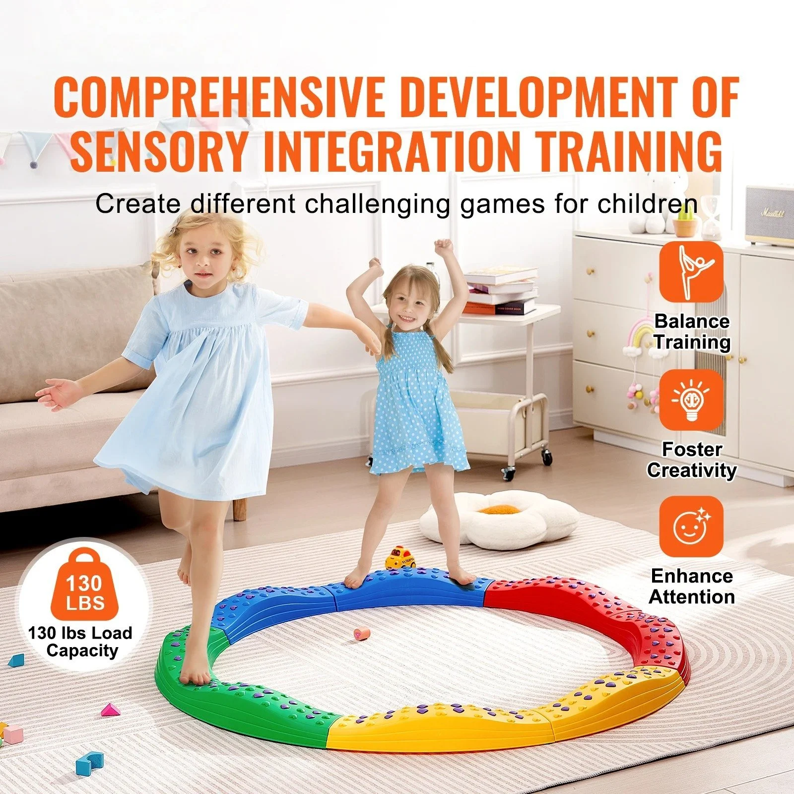 Kids Balance Beam & Stepping Stones