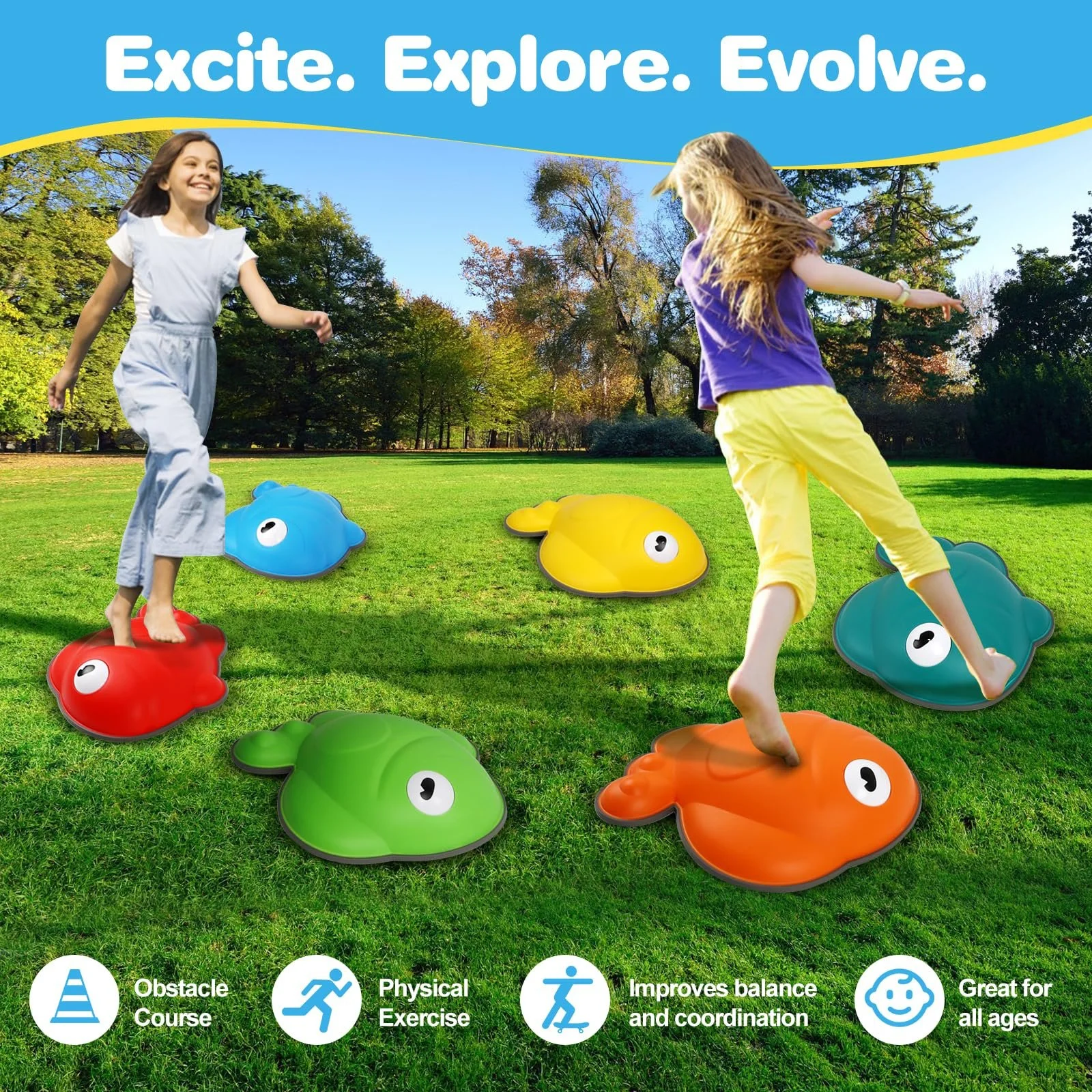 Goldfish Balance Stepping Stones