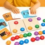 Montessori Wooden Math Toys for Kids – Addition & Subtraction Learning