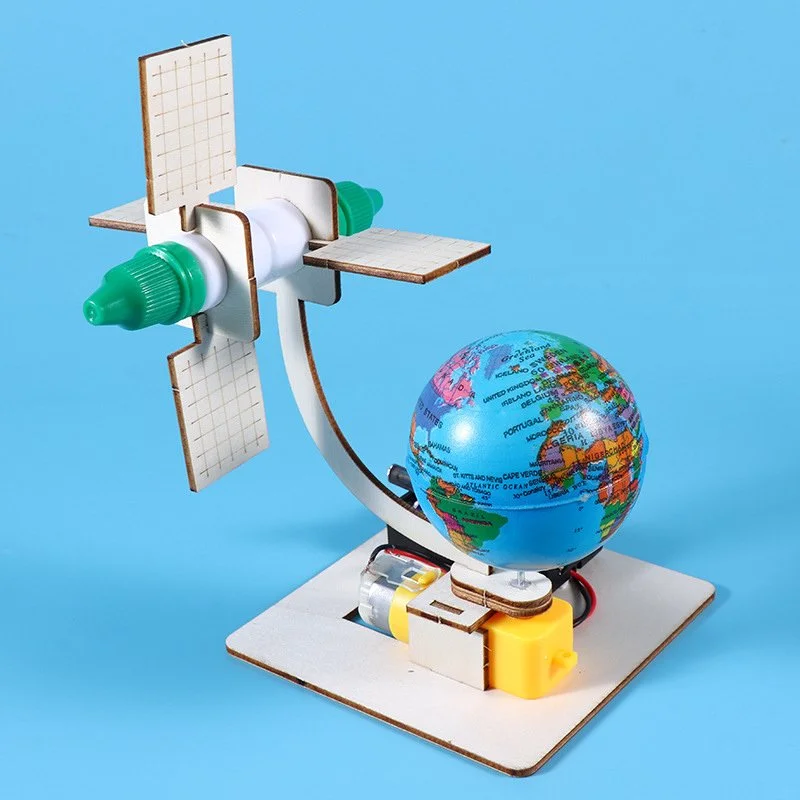 DIY Orbiting Satellite Science Kit for Kids – Fun STEM Learning Toy