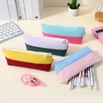 Stitching Color Pencil Case Portable School Supplies Pouch