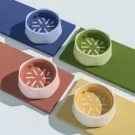 2-in-1 Pet Slow Feeder Bowl for Cats & Dogs