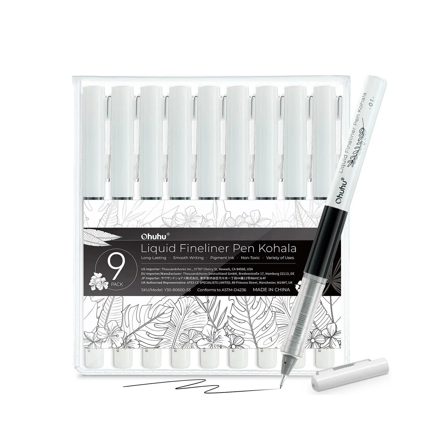 Fineliner Drawing Pens Set