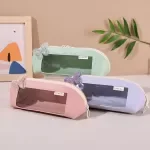 Transparent Butterfly Pencil Case Large Capacity Cute Stationery Pouch