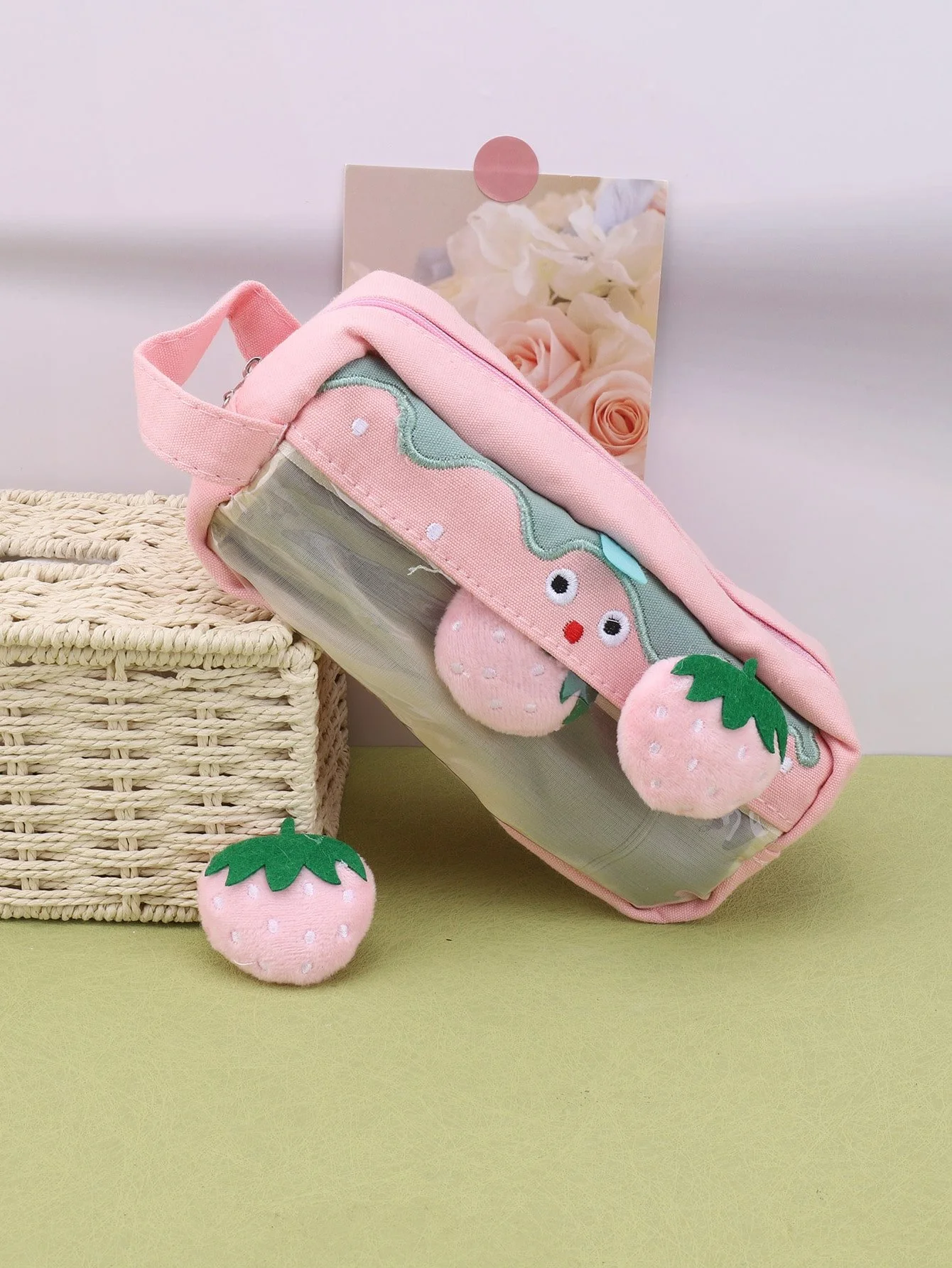 Creative Strawberry Pencil Case