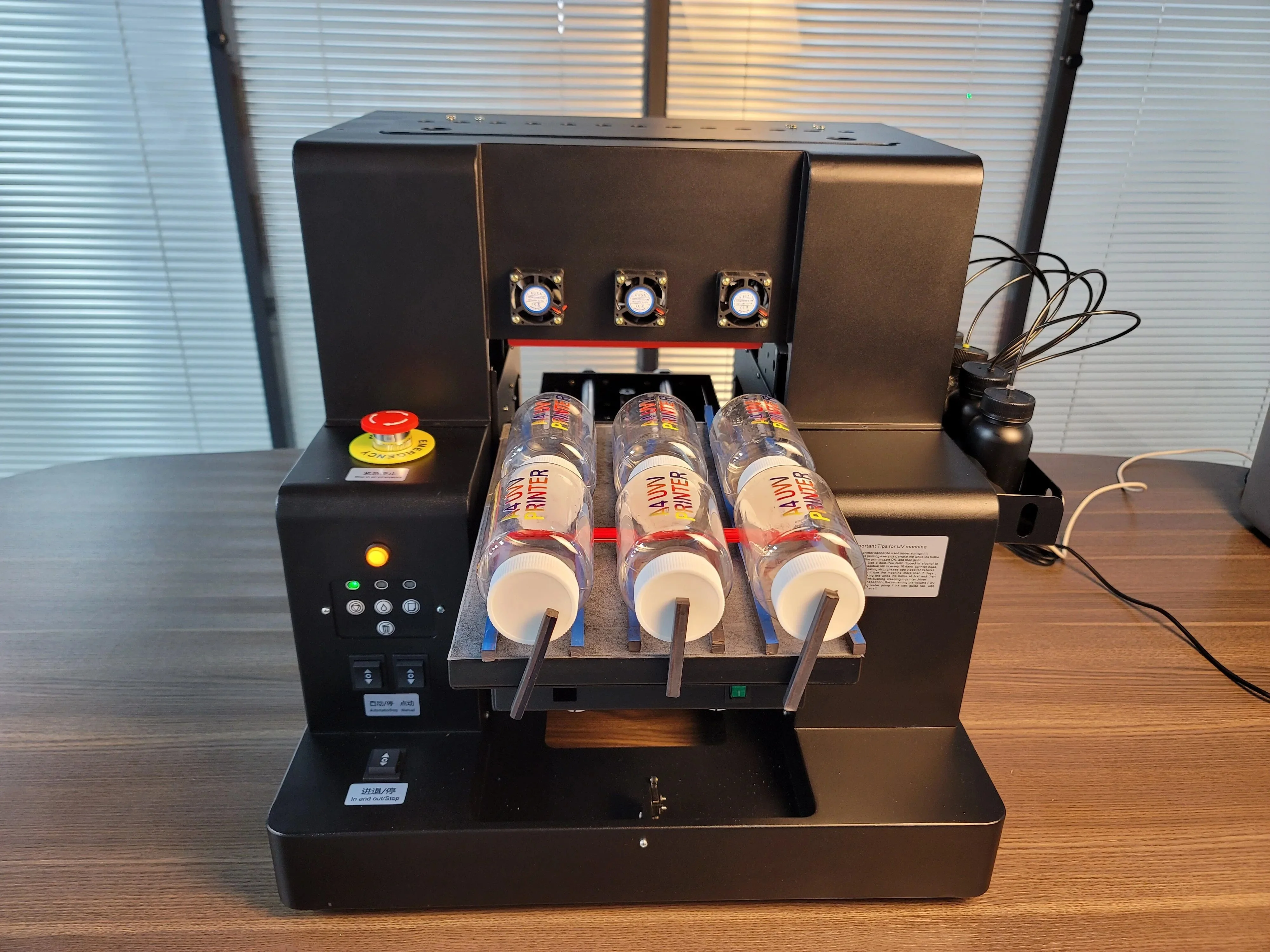A4 UV DTF Printer with Full Size Varnish
