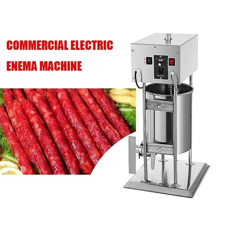 Electric Sausage Filler 15L Commercial Meat Stuffer with Variable Speed