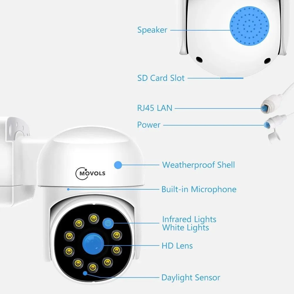 Ultra HD 4K 8MP POE Security Camera System with AI, Two-Way Audio & Remote Access