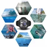 40M/130FT Wide Angle Dome Port for Underwater Camera Housing
