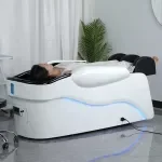 Luxurious Whole Body Heated Massage Shampoo Bed with Water Circulation - Ideal for Beauty Salons & Barber Shops