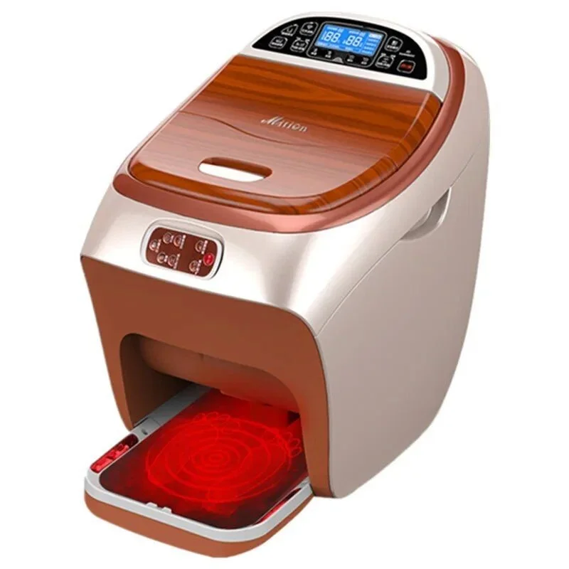 Deluxe Intelligent Heated Foot Bath with Massage and Storage - Ultimate Home Spa Experience
