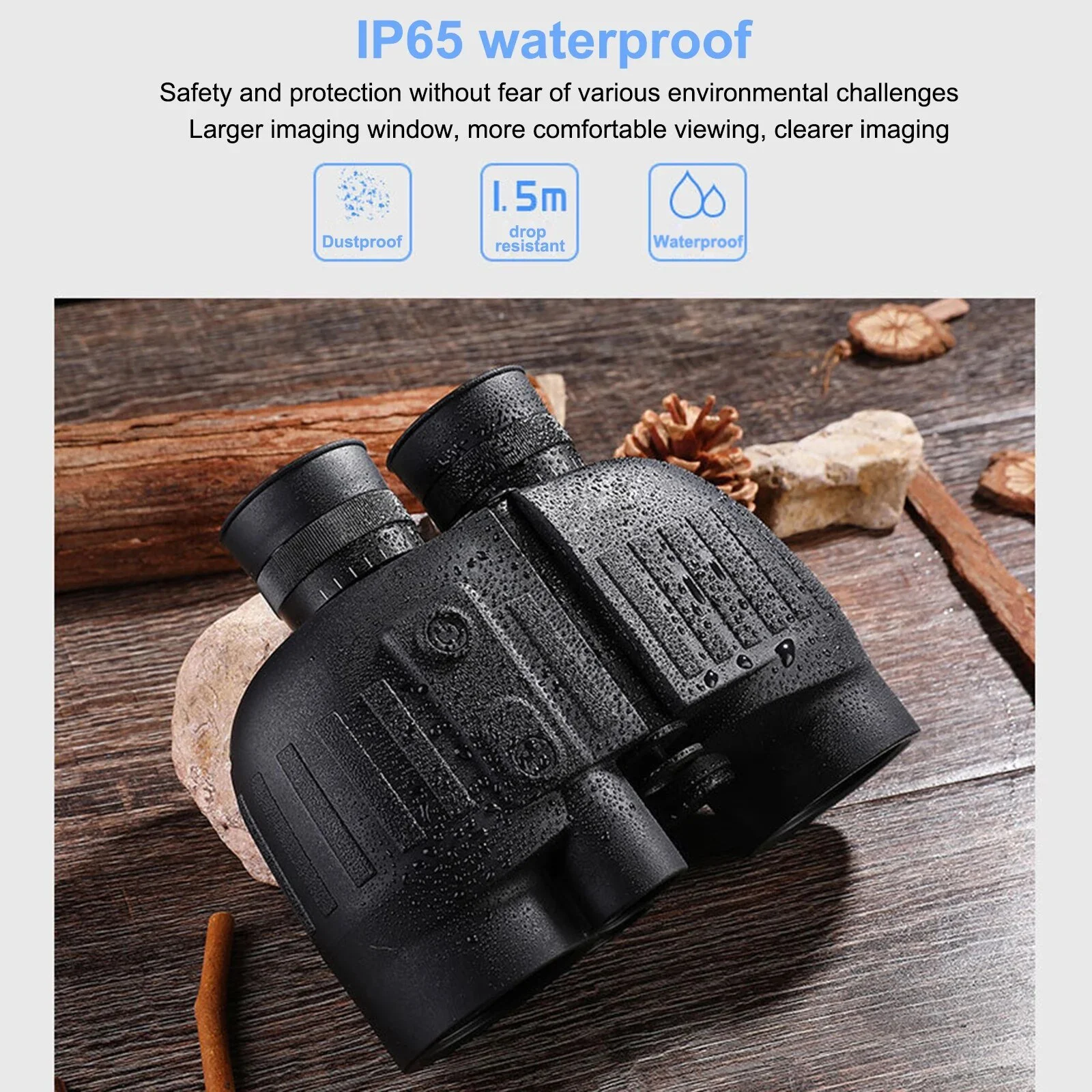 HD 8x40 Waterproof Marine Binoculars