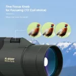 Powerful 25-75x70 Spotting Scope for Birdwatching and Stargazing