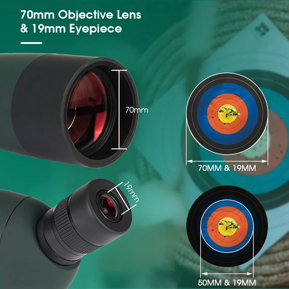Compact Waterproof Spotting Scope with Tripod