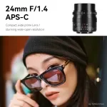 24mm F1.4 APS-C Large Aperture Prime Lens