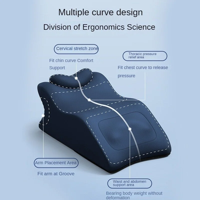 Multifunctional Ergonomic Massage Pillow with Infrared Heat & 3-Level Intensity