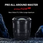 27mm F1.2 Ultra-Large Aperture Prime Lens - APS-C for X Mount Cameras