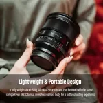75mm F1.2 Autofocus Large Aperture Portrait Lens for Fujifilm XF Mount