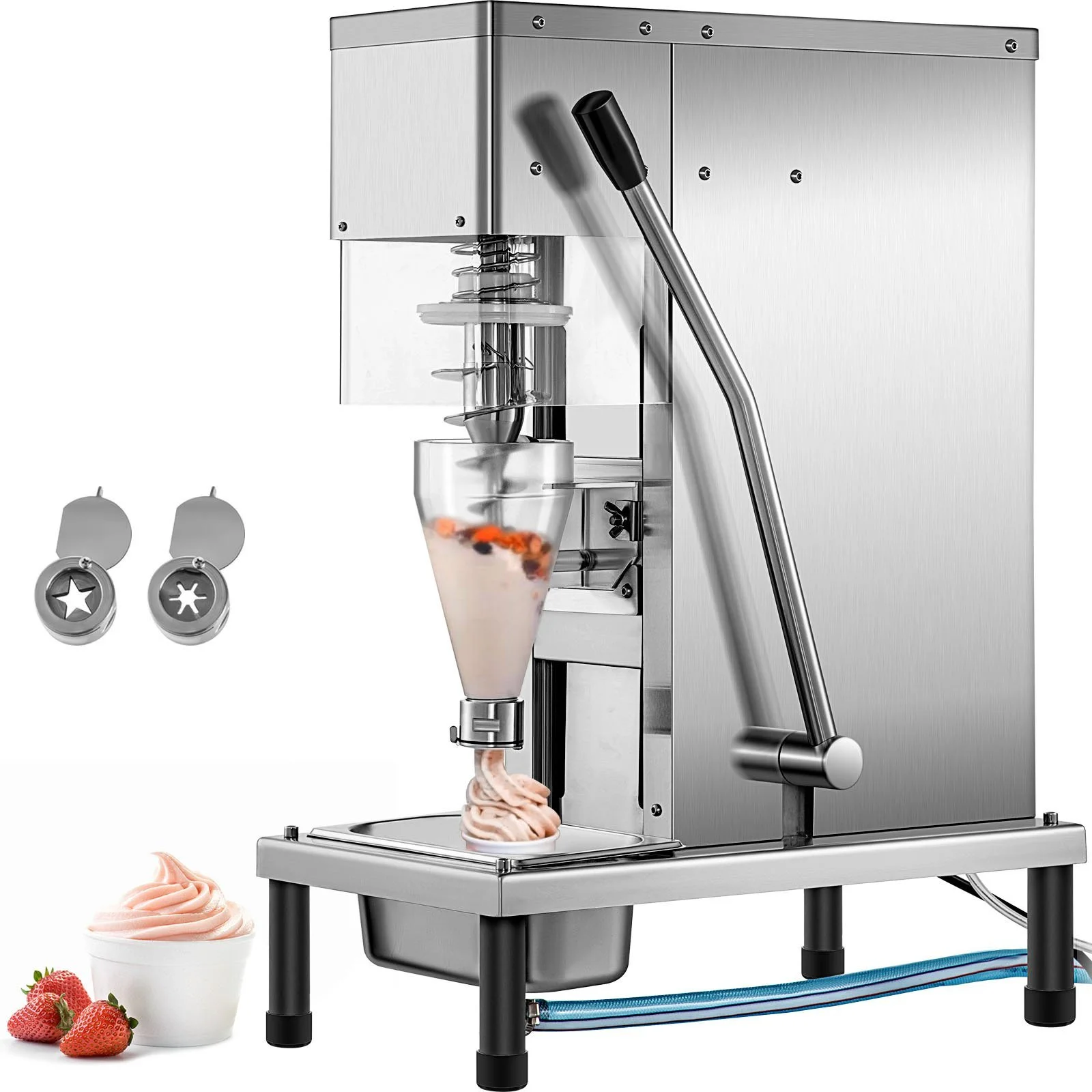 Commercial Frozen Yogurt Blending Machine with Stainless Steel Structure