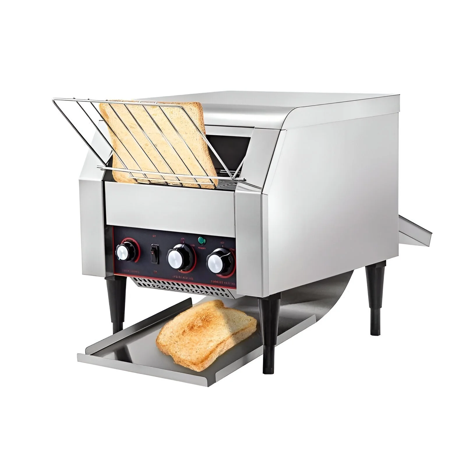 Commercial Electric Conveyor Toaster - High-Speed Bread & Bagel Maker