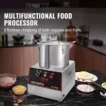 Powerful Stainless Steel Food Processor and Vegetable Chopper with Extra Blades