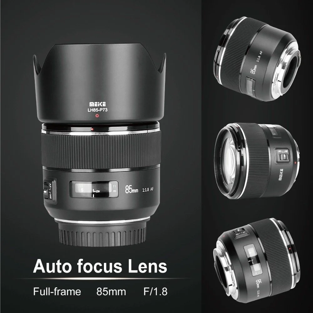 85mm F1.8 Auto Focus Full Frame Portrait Lens for Sony, Nikon, Fuji