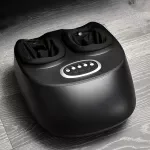 Electric Shiatsu Foot Massager with Heat, Air Compression & Kneading Rollers