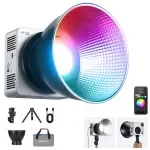 RGBWW LED Video Light 80W with Built-in Battery & Fast PD Charging