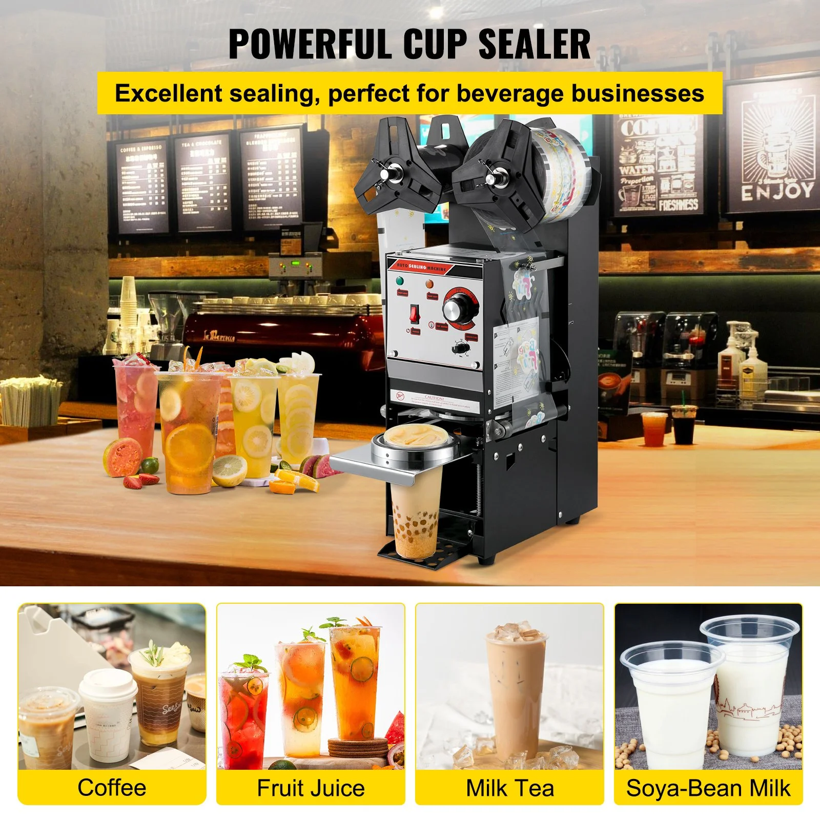 Semi-Automatic Electric Cup Sealing Machine