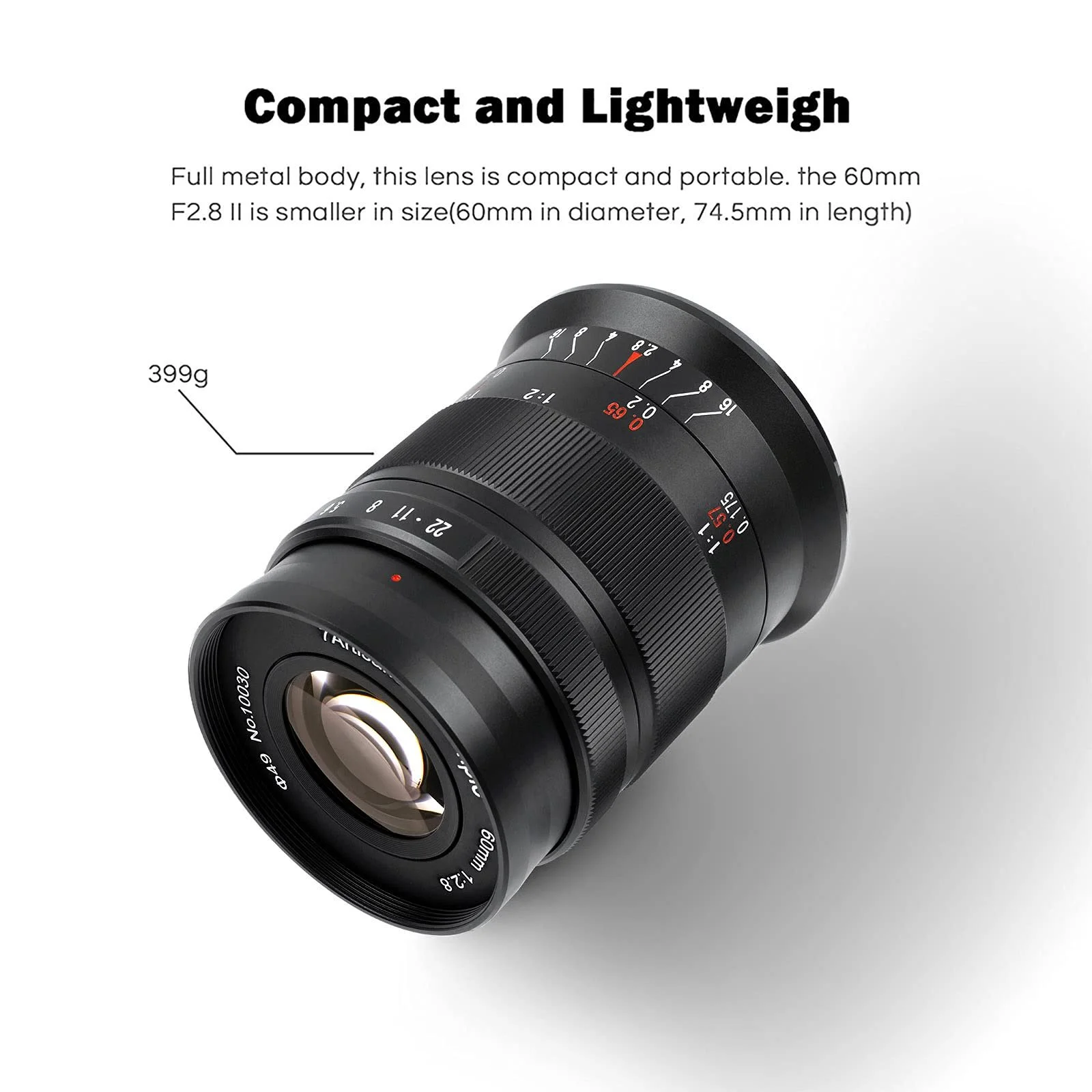 60mm F2.8 Mark II Macro Lens for Mirrorless Cameras