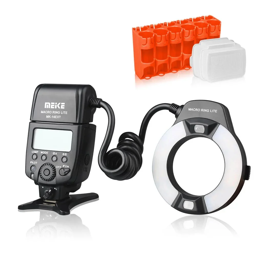 Macro LED Ring Flash with E-TTL & AF Assist Lamp for Canon Cameras