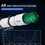 102mm Achromatic Refractor Telescope Set for Deep Sky and Planetary Observation